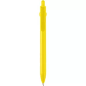 Fidget újraműanyag golyóstoll (14,5 x d: 1,5 cm, sárga)