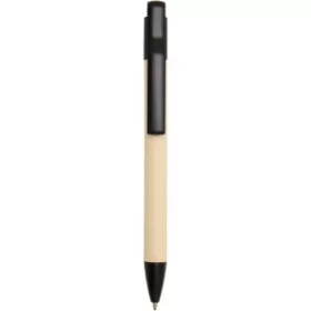  Liliana nádpapírból készült golyóstoll kék tollbetéttel (14,6 x d: 1,1 cm, fekete)