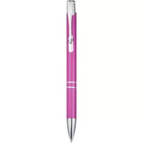   Moneta újraalumínium golyóstoll kék tollbetéttel (13,6 x d: 1 cm, pink)