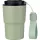 Duplafalú bögre, rozsdamentes acél, 320 ml (14.5cm x 8.8, zöld)