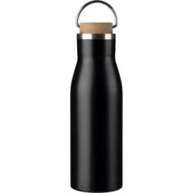 Újraacél palack, 500 ml (22.6cm, fekete)