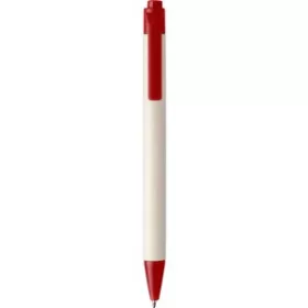 Golyóstoll tejesdobozból (13.9cm, piros)