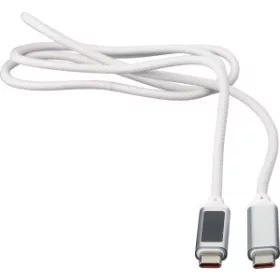 Nylon töltőkábel (100, d:1.2cm, fehér)