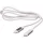Nylon töltőkábel (100, d:1.2cm, fehér)