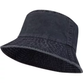 Mitica előmosott napkalap (kék)