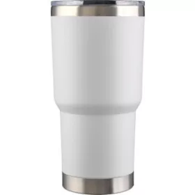   Rozsdamentes acél duplafalú bögre, 590 ml (18, d:9cm, fehér)