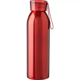   Rozsdamentes acél egyfalú palack, 650 ml (22.5, d:6.7cm, piros)