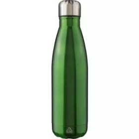 Újraacél egyfalú kulacs, 650 ml (25.7, d:7cm, zöld)