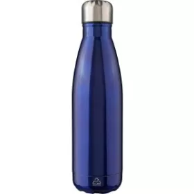 Újraacél egyfalú kulacs, 650 ml (25.7, d:7cm, kék)