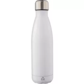 Újraacél duplafalú kulacs, 500 ml (25.7, d:7cm, fehér)