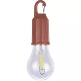 Izzó formájú tölthető lámpa (bordó)