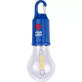 Izzó formájú tölthető lámpa (kék)