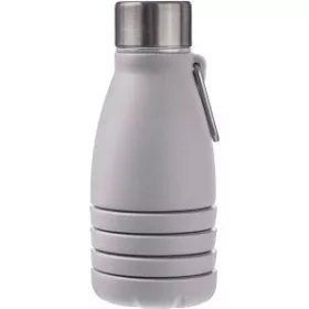   Összehajtható palack szilikonból, 550 ml (17, d:7cm, szürke)