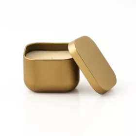 Gyertya vanília illattal (arany)