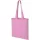 Madras vászon bevásárlótáska (pink)