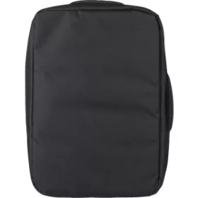 rPET poliészter laptophátizsák (fekete)