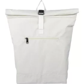 Rolltop hátizsák újrahasznosított anyagból (bézs)