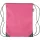 210D rPET poliészter tornazsák (pink)