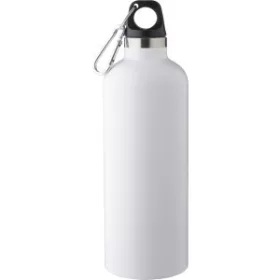 Újraacél duplafalú kulacs, 500 ml (23, d:7.2cm, fehér)
