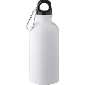 Újraacél kulacs, 400 ml (17.5, d:6.5cm, fehér)