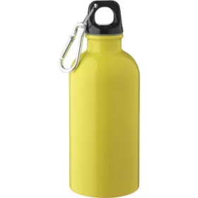 Újraacél kulacs, 400 ml (17.5, d:6.5cm, sárga)