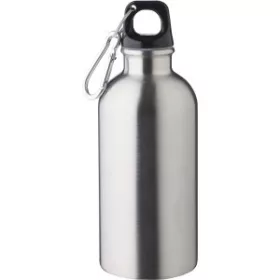 Újraacél kulacs, 400 ml (17.5, d:6.5cm, ezüst)