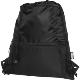 Adventure újrahasznosított tornazsák, 9L (fekete)