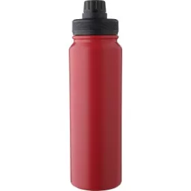   Duplafalú palack telefontartóval, 800 ml (27.5, d:8cm, piros)