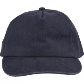 5 paneles vászon baseballsapka (d:58cm, kék)