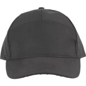 7 paneles poliészter baseballsapka (d:58cm, szürke)
