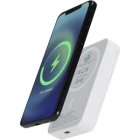 Acrab 10 000 mAh mágneses powerbank (fehér)
