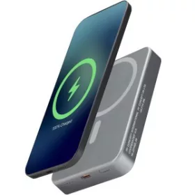 Avis mágneses powerbank, 10.000 mAh (ezüst)