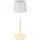 Alya újratölthető asztali lámpa (24,2 x d: 8,4 cm, fehér)