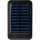 Napelemes powerbank, alumínium (fekete)