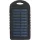 Napelemes powerbank, ABS (fekete)