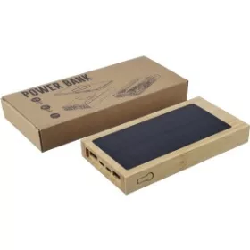 Bambusz powerbank, 10 000 mAh