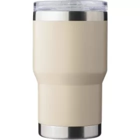 Újraacél útibögre, 350 ml (14, d:8cm, bézs)