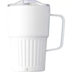 Újraacél útibögre, 450 ml (14, d:8.7cm, fehér)