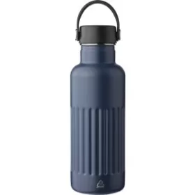 Duplafalú újraacél palack, 500 ml (22.5, d:7.5cm, kék)