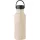 Duplafalú újraacél palack, 500 ml (22.5, d:7.5cm, bézs)
