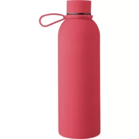 Újraacél duplafalú termosz, 500 ml (23cm, d:7.3cm, piros)