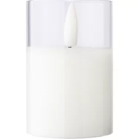 PP LED gyertya (7.5, d:5cm, fehér)