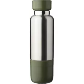 Duplafalú palack, 500 ml (7.5x7.5x25.8, d:7.5c, zöld)