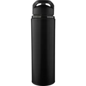 Újraacél palack, 500 ml (8.3x24.4, d:7cm, fekete)