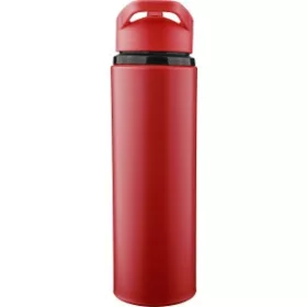 Újraacél palack, 500 ml (8.3x24.4, d:7cm, piros)