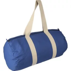 Sporttáska, Oeko-Tex 180 g/m2 pamut (kék)