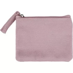 Cipzáros kord kulcstartó tárca (pink)