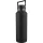 Duplafalú újraacél palack, 600 ml (7.4x27, d:7.4cm, fekete)