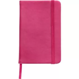   A5-ös jegyzetfüzet puha, újrahasznosított PU borítással (pink)