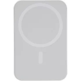   Újrahasznosított, vezeték nélküli powerbank, 10 000 mAh (fehér)